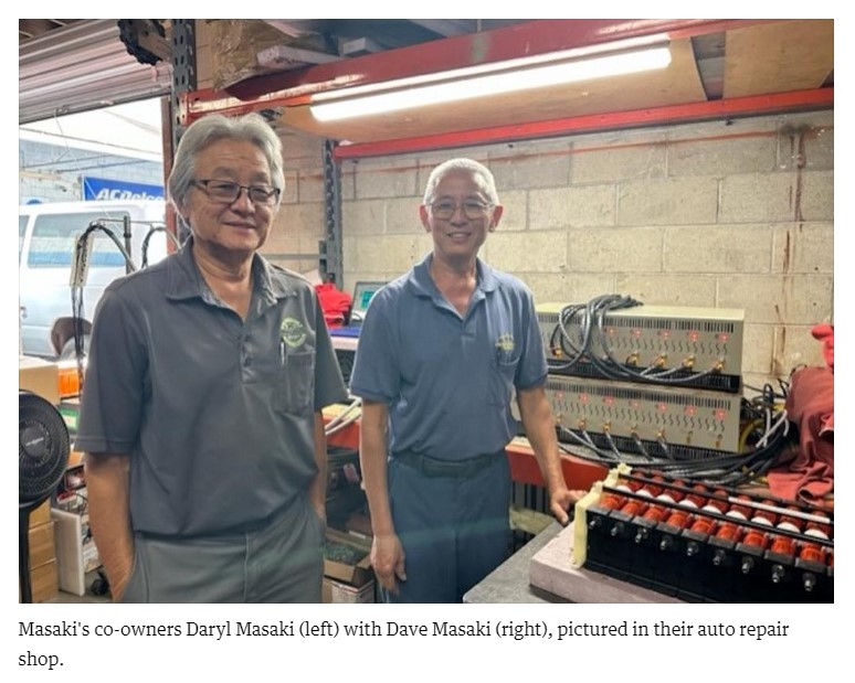 image of Daryl and Dave Masaki of Masaki's Automotive
